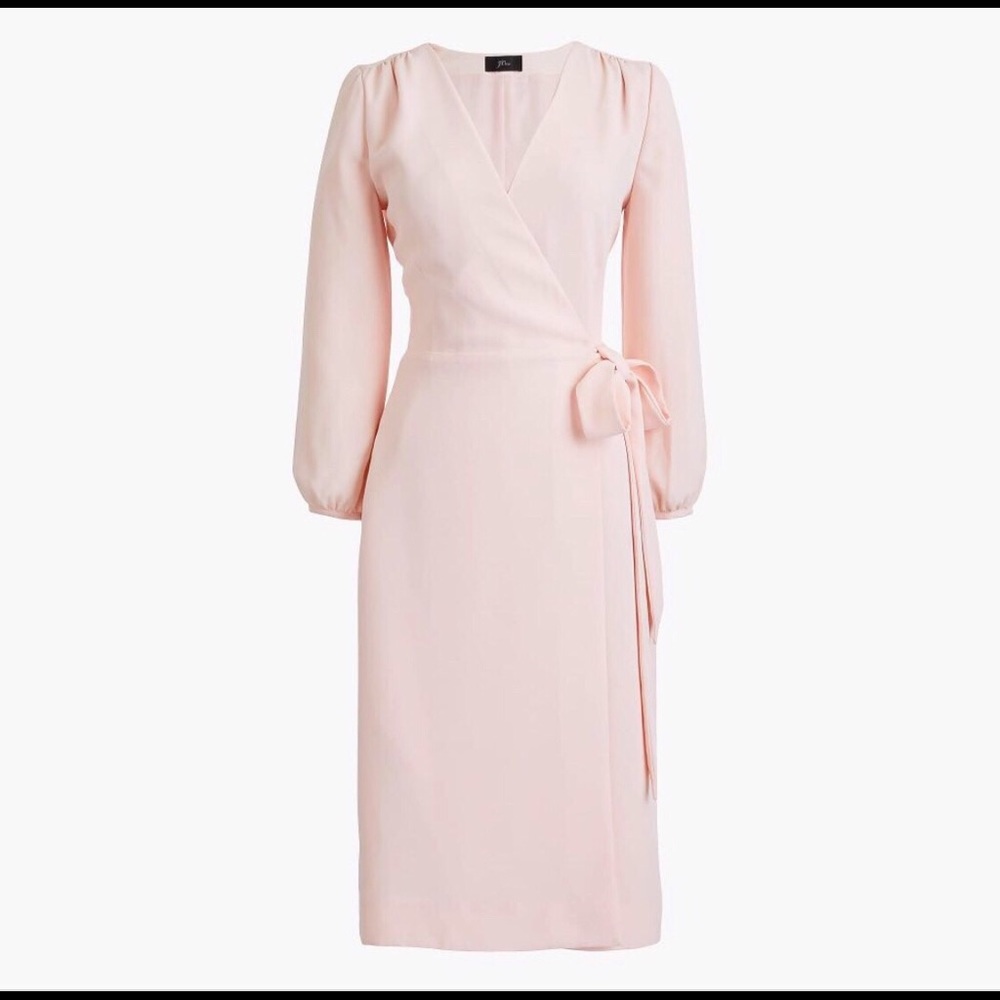 Jcrew wrap dress in 365 crepe